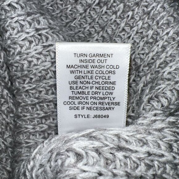 It's Our Time Knit Sweater Women's Scoop with Tie Neck Long Sleeve Size Small - Picture 8 of 12